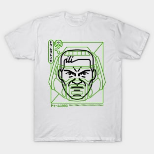 Cyber Helmet Doomslayer v1 T-Shirt